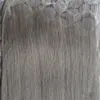 Grey Clip In Human Hair Extensions 100% Peruvian Straight Clip in Human Hair Extensions Real Remy Hair 8pcs 100g/Set