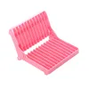 Atongm Folding Dish Plates Rack Foldable Home Vegetable Fruit Drying Washing Holder Organizer