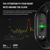 M4 Akıllı Bileklikler Fitness Tracker İzle Spor bileziği kalp atış hızı 096 inç akıllı bant monitörü Sağlık bilekliği PK MI Band 46560491