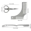 Styling Tools Comb Beard Shaping Tool Styling Template Beard Comb Men Shaving Tools Gentleman Beard Molding Trim Template