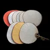 Blank Personalized Chinese Hand Held Fans Traditional Craft Handle Rice Paper Fan Decoration Adult DIY Fine Art Painting Program