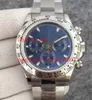 2019 Najwyższej jakości BP Factory Cal 7750 Ruch 40 mm 116520 116500LN 116506 116503 Sapphire Glass Chronograph Automatyczne mężetowe zegarki 293Z