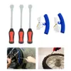 Freeshipping 3 Tire Lever Ferramenta Colher + 2 Wheel Rim Protetores Kit de Ferramentas para a motocicleta pneu de bicicleta Alterar Remoção