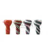 Full Color Wig Wag Glass Bowl 14mm 18mm Male Glass Bong Bowl Piece Heady Glass Bowls Smoking Accessories For Dab Rigs Water Pipes