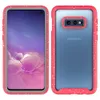 Для Samsung Note 10 Pro A10E A20E A50 A20 A30 S10 E S9 PLUS J3 J7 2018 Гибридный комбинированный ПК ТПУ Прозрачный Защитный чехол для телефона 6 цветов