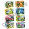 Hausbausteine Legoings Jurassic Dinosaurs World Park Kinderspielzeug Geschenk für die Kinder Dinosaurier Raptor Schutzzone Bausteine Set