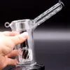 Mobius Matrix Sidecar Glass Bong Hookahs Birdcage Perc Black Bongs 두꺼운 흡연 파이프 18mm 관절