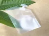 1000pcs Open Bottom Plastic Heat Seal Vacuum Packed Pouch 3/5/10/15ml Travel Cosmetic Cream Sample Bag With Cap