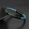 Nouveau Design Bracelet En Cuir Hommes En Gros 10 pcs/lot En Acier Inoxydable Double Panthère Bracelets Femmes Or Léopard Bracelet Bijoux