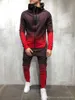 Moda-Mens Moda Primavera Hiphop Tracksuits Designer Cardigan Hoodies Calças 2 Pcs Conjuntos de Roupas Pantalones Outfits245M