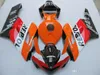 Kit de carenagem de plástico de moldagem original para Honda CBR1000RR 2004 2005 laranja preto conjunto de carenagens CBR1000RR 04 05 OT07