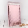Упаковочные пакеты с пузырьками из розового золота Водонепроницаемые противоударные конверты с самоклеящимся клеем Многоразмерные