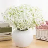 Sztuczne kwiaty 2 Forked Stars Gypsophila Fałszywy Jedwabny Kwiat Roślin Home Wedding Party Decoration Supplies Silk Flower WX9-1460