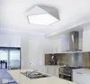 Ultrathin Modern LED ceiling lights simple home deco fixtures Bedroom dining living room iron black white pentagon ceiling lamp MYY