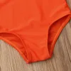 Orange Baby Mädchen Bikini Set Bademode Badeanzug Strandmode Schwimmen Badeanzug für Baby Mädchen Kinder Stoff Kind Kleinkind Kleidung8234156