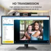 Webbkameror kamera Full HD 1080p webbkameror med mikrofon videosamtal för PC laptop med detaljhandeln