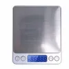 Portable Digital Smycken Precision Pocket Skala Vågskalor Mini LCD Elektronisk Balansvikt Vågar 500g 0,01 g 1000g 200 g 3000G DHL