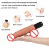 YUELV 10 Modus Vibrerende Realistische Dildo Siliconen Vibrator Waterdicht Sterke Trillingen Handheld Massage Wand Adult Sex Toy Producten8500804