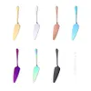 Colorful Stainless Steel Serrated Edge Cake Server Blade Cutter Pie Pizza Shovel Cake Spatula Baking Tool JK2005XB