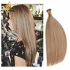 I Tip Extensiones de cabello preadheridas Negro Marrón Rubio Color HumanHair de alta calidad