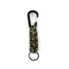 Fashion Outdoor Gear Carabiner Survival Key Ring Kits Escape Paracord for Hiking Camping Travel Key Chain Mountaineering Buckle