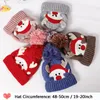 Noël Cerf Bébé Bonnets Chapeau Pom Pom Hiver Enfants Chapeaux Bonnet Tricoté Pour Fille Garçons Mignon Antlers Casquettes Nouveau-Né Photographie Prop DBC DH2604