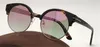 Lusso-Nuovi occhiali da sole stile donna stilista di moda 0608 occhi di gatto mezza montatura occhiali protettivi di alta qualità con scatola originale
