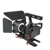 Freeshipping DSLR Rod Rig Film Film Wykonywanie Kit Kamera Video Stabilizacja Uchwyt Klatka wideo dla Sony A7 A7R A7S II A6300 A6000