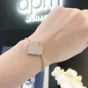 Großhandel - Gelbes Silber-Pixel-Herz-Armband