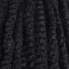 가발은 경사 할 수 있습니다. 여성의 헤어 스타일 곱슬 머리의 고온 실크 아프리카 폭발 18 인치 곱슬 머리를 큰 애벌레를 묶어 줘.
