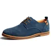 38-48 chaussures élégantes hommes Oxfords chaussures habillées en cuir véritable vache daim grande taille Derby bal chaussures de mariage formelles homme mocassin homme