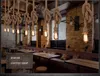 Vintage Seil Kronleuchter E27 Industrial Loft Seil LED Decke Pendelleuchte für Innenraum Cafe Restaurant Bar Korridor Dekoration Beleuchtung