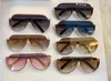 Nuove donne occhiali da sole di lusso Ludes Metal Flash Perline Design Simple Atmosfera Eyewear di alta qualità Uv400 Protezione Veni con Box1134207