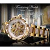 Forsining Mechanical Women Watch Top Top Brand Luxury Diamond feminino Relógios femininos automáticos de aço inoxidável