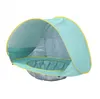 Namioty dla dzieci na zewnątrz namiot plażowy Lato przenośne schronienie turystyczne Camping Sun Shade Turystyczny Ryba Anti-UV Namiot rodzinny Kids Activity House C614