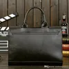 Fabryka Hurtownie Mężczyźni Torba Retro Crazy Horse Męskie Przenośne Satchel Retros Minimalist Premium Skórzana teczka Komputerowa eksplozja biznesowa