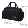 Gym Men Sports Fitness Pack Cylinder One Shoulder Sport Bag Women's Handbags Travel Påsar Nylon Vattentät handväskpaket C19225L