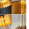 Moderne Luxe Licht Glas Designer Tafellamp Woonkamer Slaapkamer Neard Stof Lampenkap Thuisverlichting Fixtrunen E27 110-240V