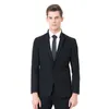 2019 Modest Casamento Smoking Smoking Groomsmen Slim Fit Ternos de Negócios dos homens Smoking de Casamento 2-piece Suit (Jacket + pants) personalizado