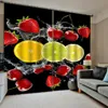 3D Photo Drukowanie Blackout Curtain European Style Zasłony do łazienki Kuchnia Luksusowe Zasłony 3D