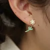 2019 NOUVEAU Vividely fleur boucles d'oreilles bijoux mignons pour femmes filles mode belles boucles d'oreilles délicate dame petits cadeaux bijoux