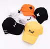 PLACES+FACES Male and Female Student Lovers Hip Hop Sports Baseball P+F Bend along Duck Tongue Cap