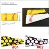 20 Styl Softball Baseball Sports Pot Stretch Headband Girls Yoga Fitness Football Bandannas Running Hairband Hair Akcesoria