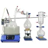 Zoobkd Supply 5L Korte Pad Distillatie Kit 2xz-2 Rotary Vane Vacuümpomp Koeler Onhal-Stop Winkelen Nieuwe Magnetische Roeren Verwarming Mantel