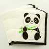 20 people cute lovely Panda Tableware Set Children happy Birthday kids baby boy girl 1st shower Party Supplies Decoration
