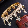 Frauen Vintage Tiara Krone Kristall Strass Braut Haarband Party Haar Zubehör für Hochzeit Party Bankett