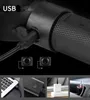 2020 Nouvelle 360 ​​° USB rotatif rechargeable LED de lampe de poche forte avec aimant COB travail léger éclairage portable