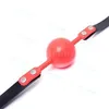 Boucche en cuir en silicone solide Big Ball Boule Gag Gag Resservelle R568598340