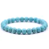 Pulsera de cuentas de yoga de piedra natural para hombres y mujeres, regalo para amigos, joyería de hilo