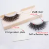 Self-adhesive 3D False Eyelashes 12MM 14MM 17MM Reusable No Glue Needed Sexy Natural Thick Long Handmade Dramatic Eye Lashes Extensions